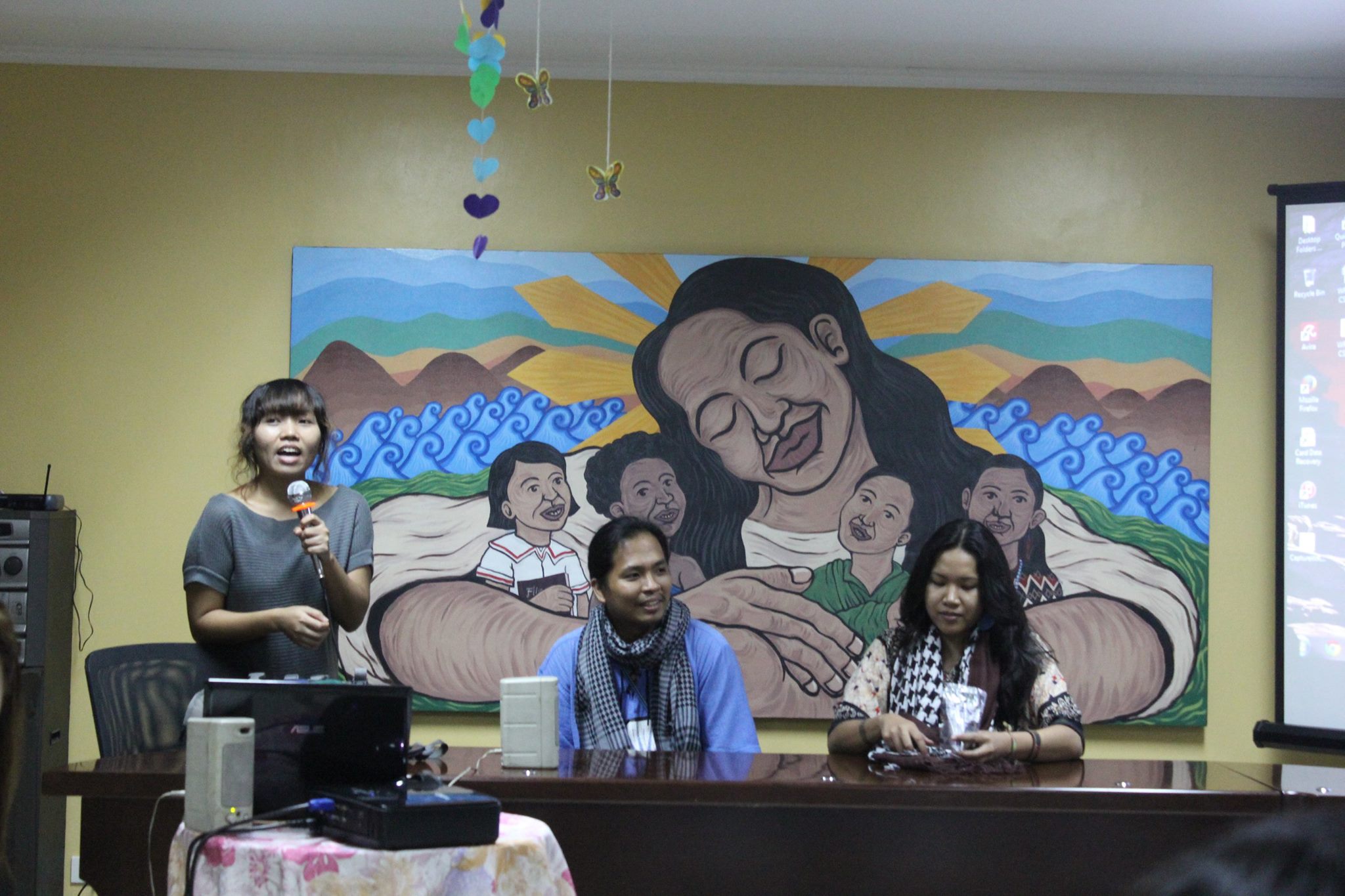 UP CWS and UP CSWCD WDS Screen Walang Rape sa Bontok