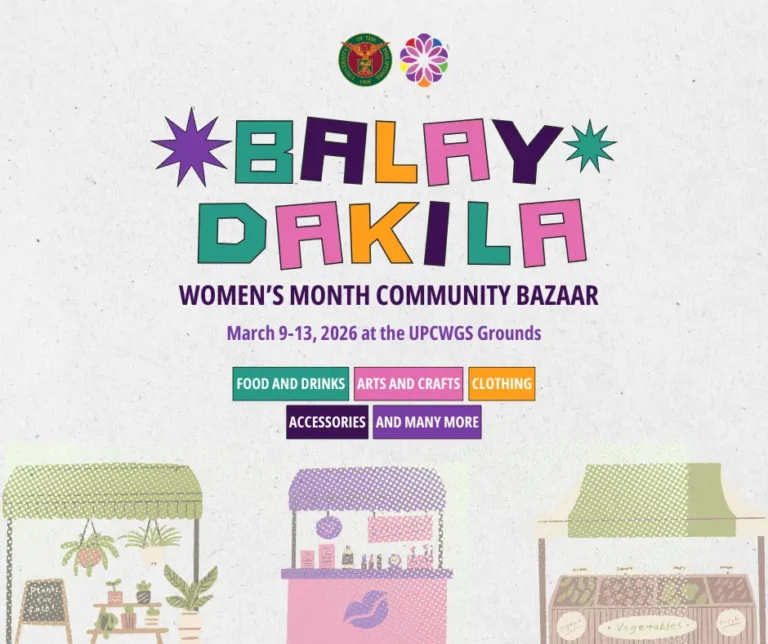 Balay Dakila: Women’s Month Community Bazaar