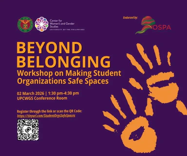 Beyond Belonging: A Workshop on Making Student Organizations Safe Spaces