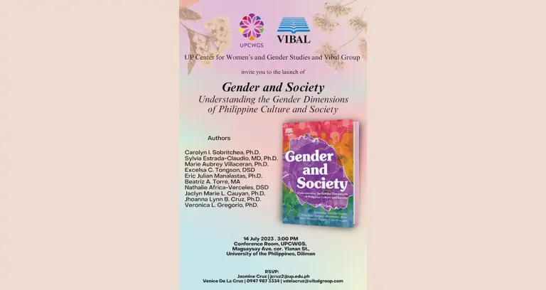 Book Launch: Gender and Society