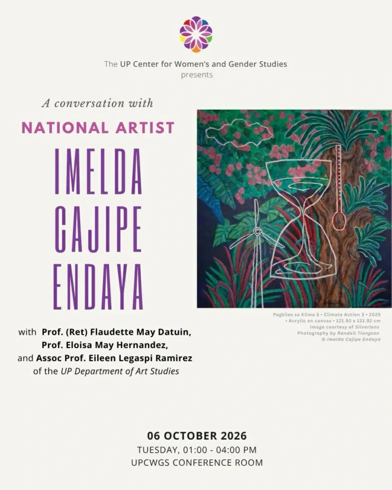 A Conversation with National Artist Imelda Cajipe Endaya