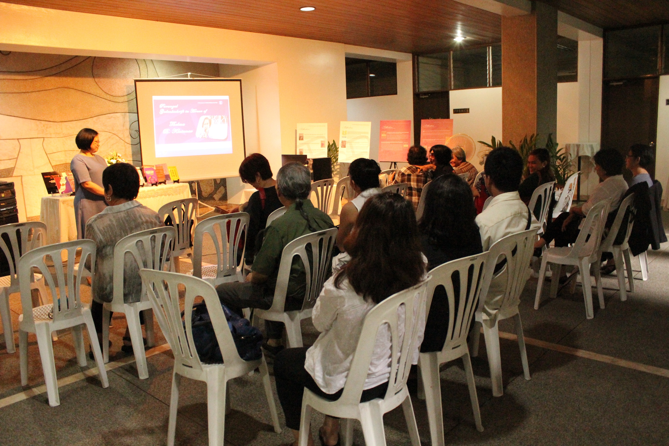 UPCWGS Holds Parangal/Gedenkschrift in Honor of Dr. Thelma B. Kintanar