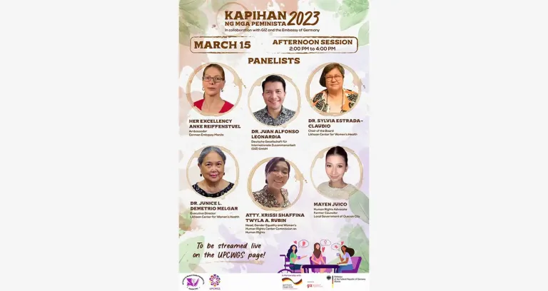 Kapihan ng mga Peminista 2023: Afternoon Session Panelists