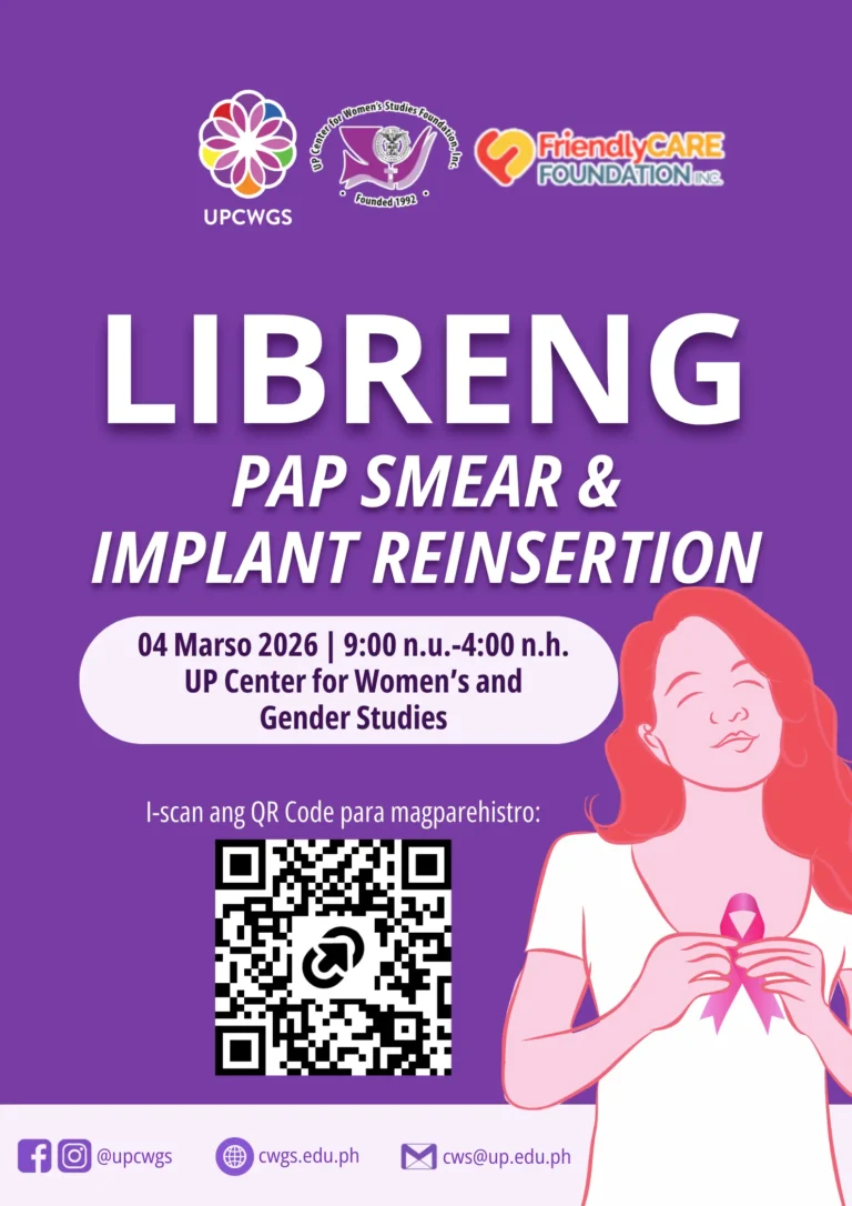 Libreng Pap Smear at Birth Control Implant