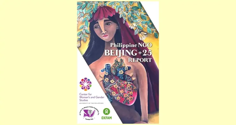 Philippine NGO Beijing + 25 Report