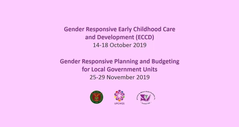 UPCWGS Training and Extramural Activities: Call for Participants