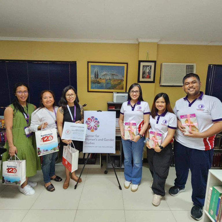 UPCWGS Conducts Benchmarking Activity with Batangas State University